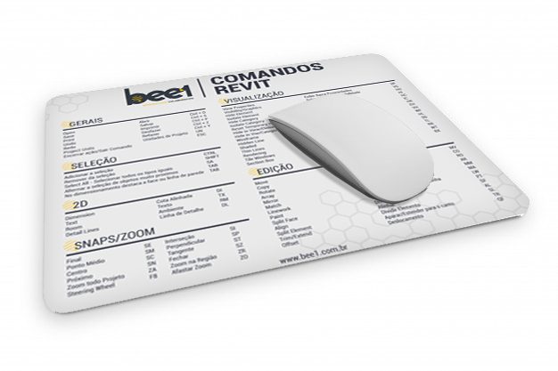 Mousepad-comandos-revit-bee1-branco